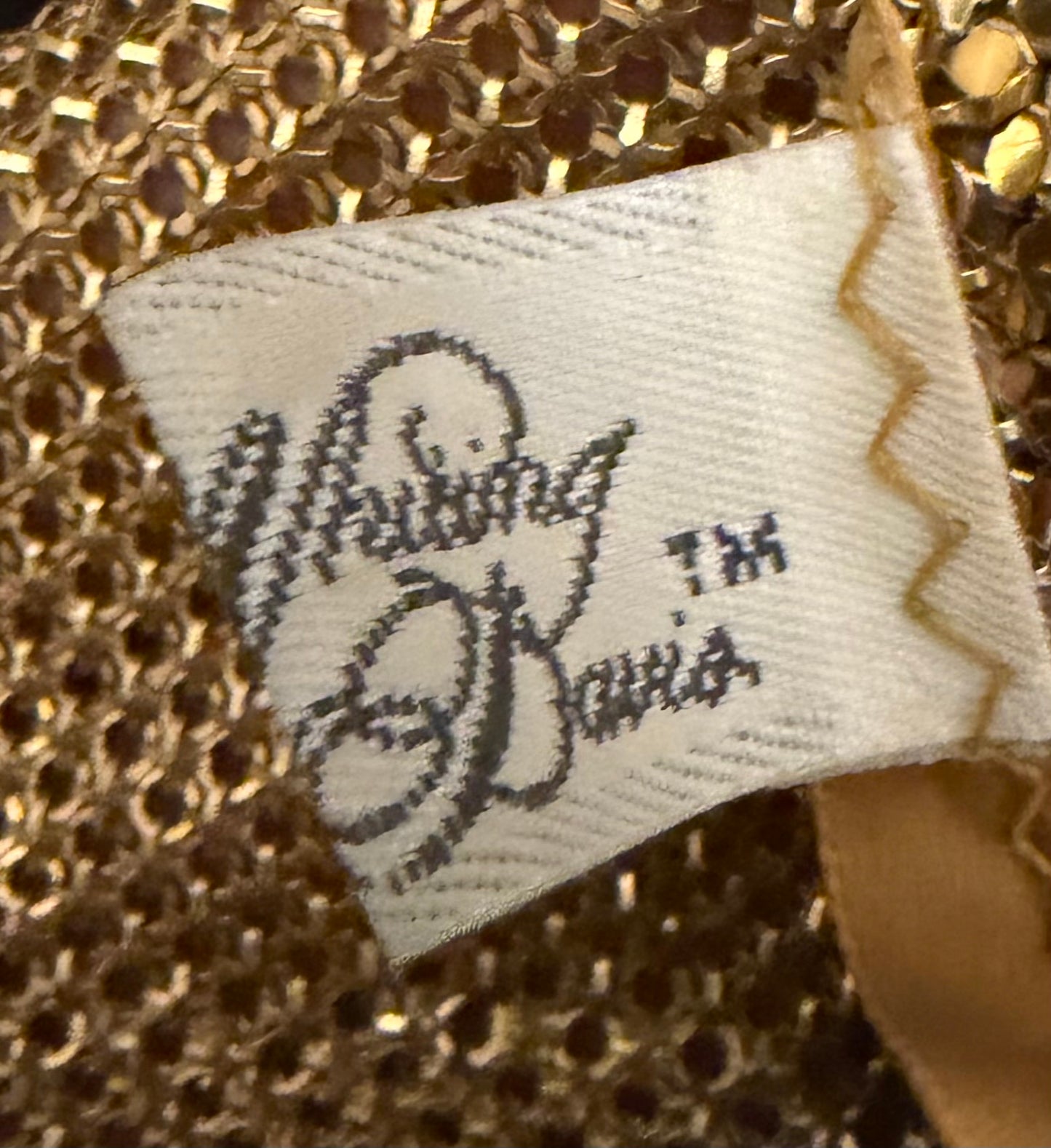Whiting & Davis Vintage Chainmail Top