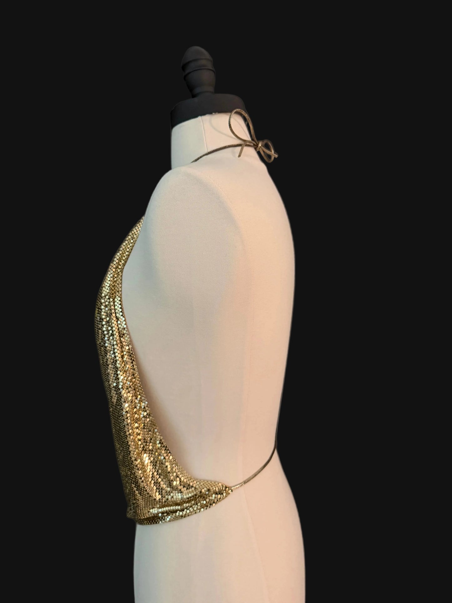 Whiting & Davis Vintage Chainmail Top