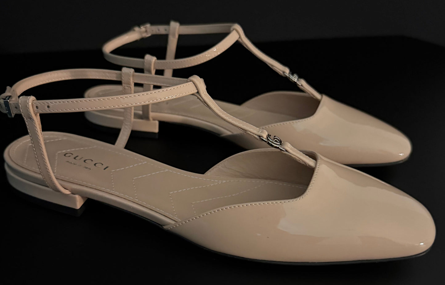 Gucci T-Strap Mary Jane Flats