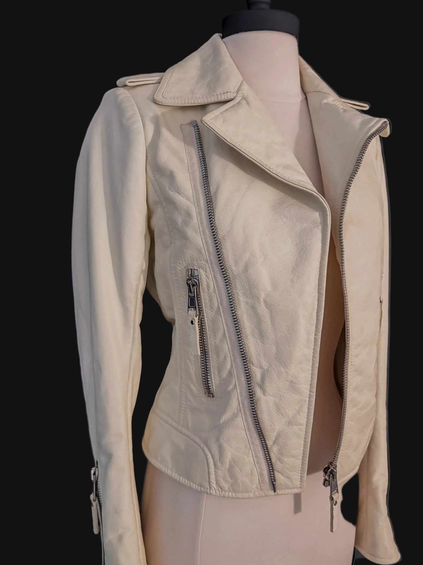 Balenciaga Lambskin Biker Jacket