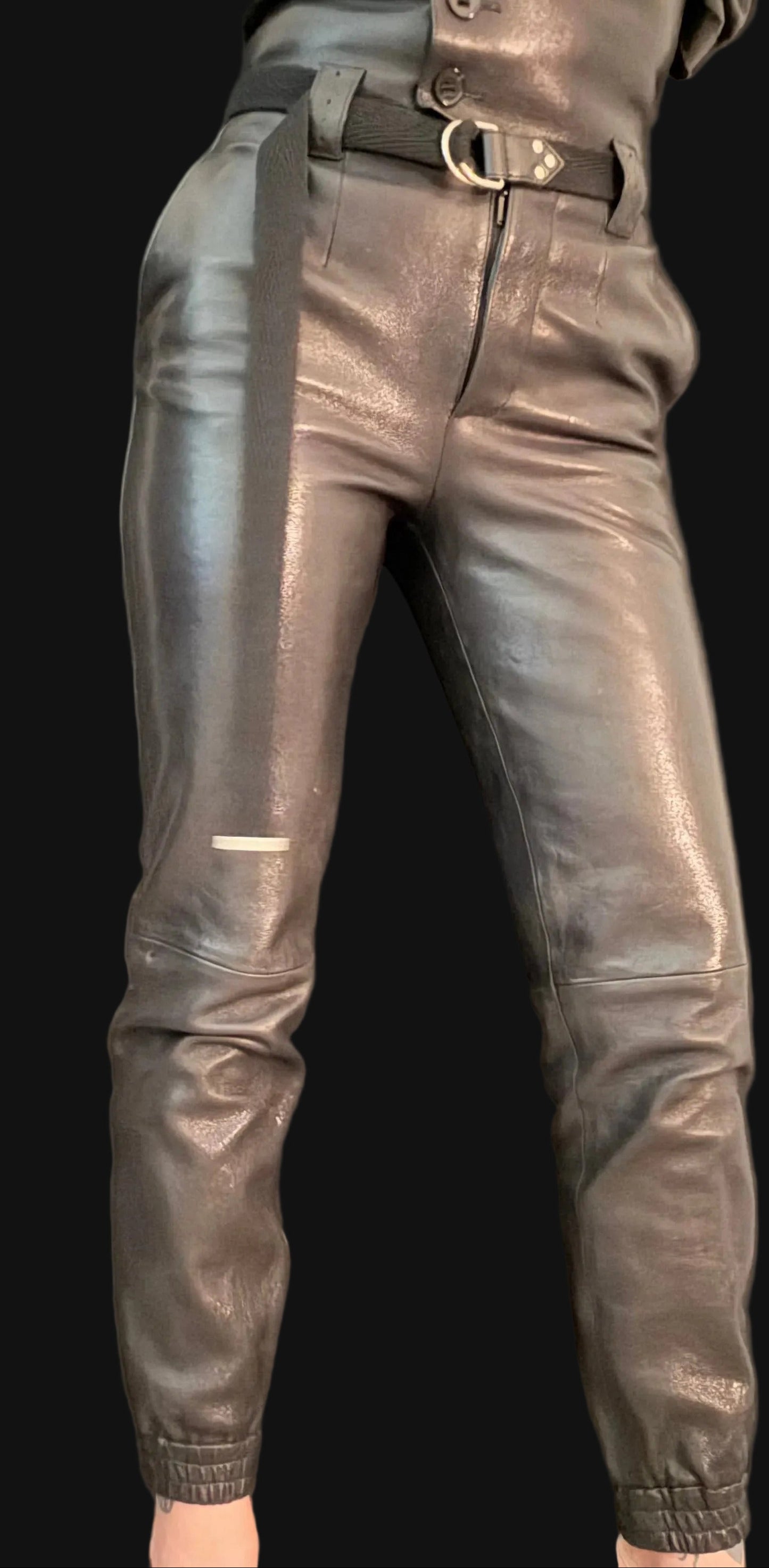 Saint Laurent Lambskin Leather Pants