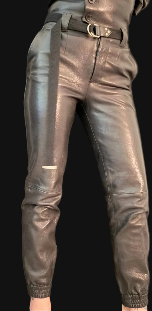 Saint Laurent Lambskin Leather Pants