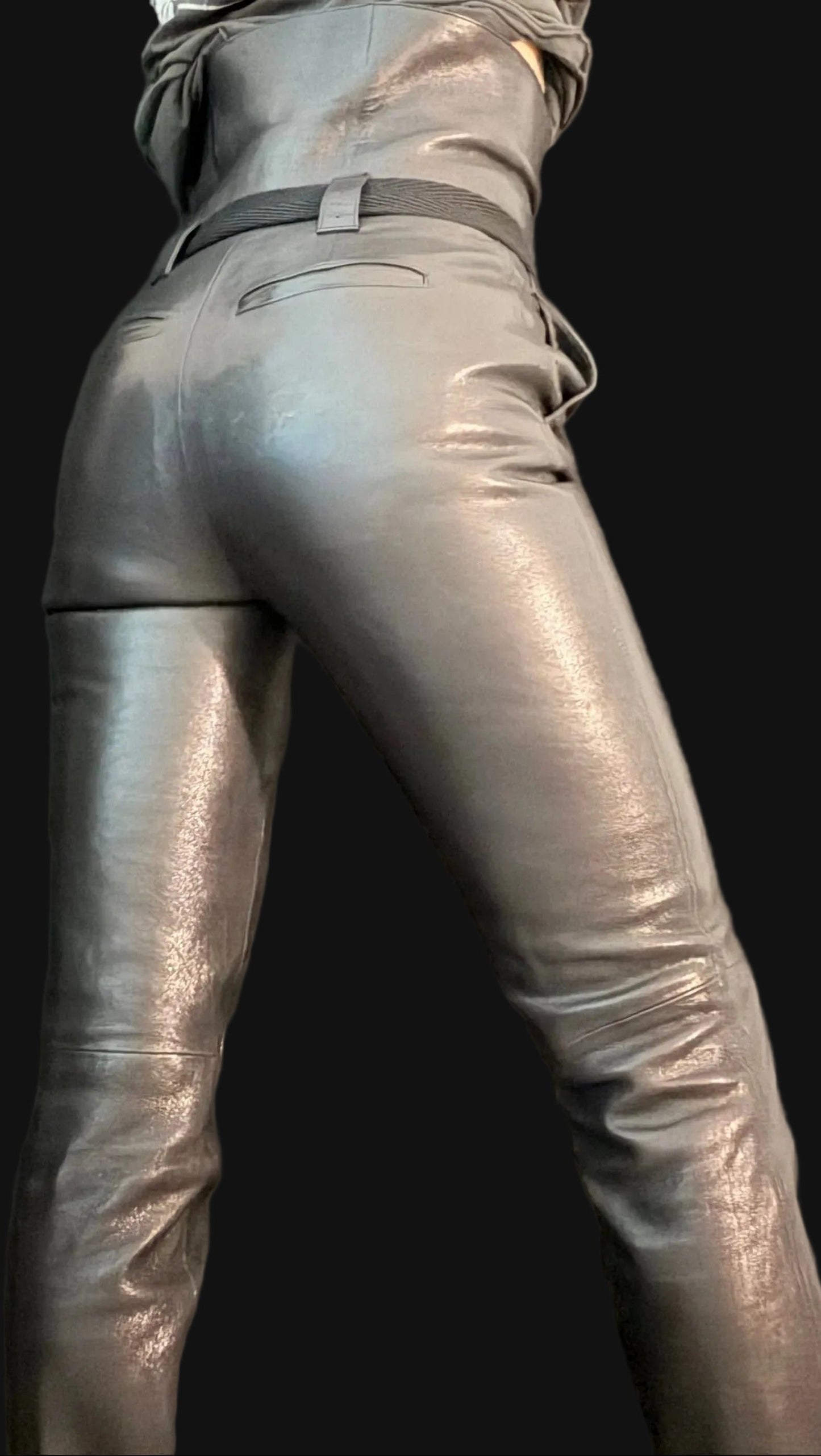 Saint Laurent Lambskin Leather Pants