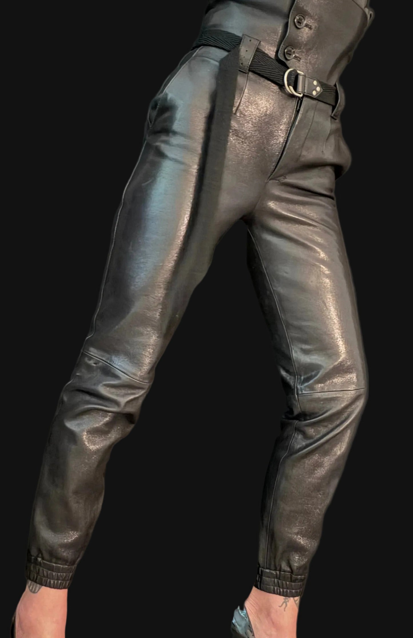 Saint Laurent Lambskin Leather Pants