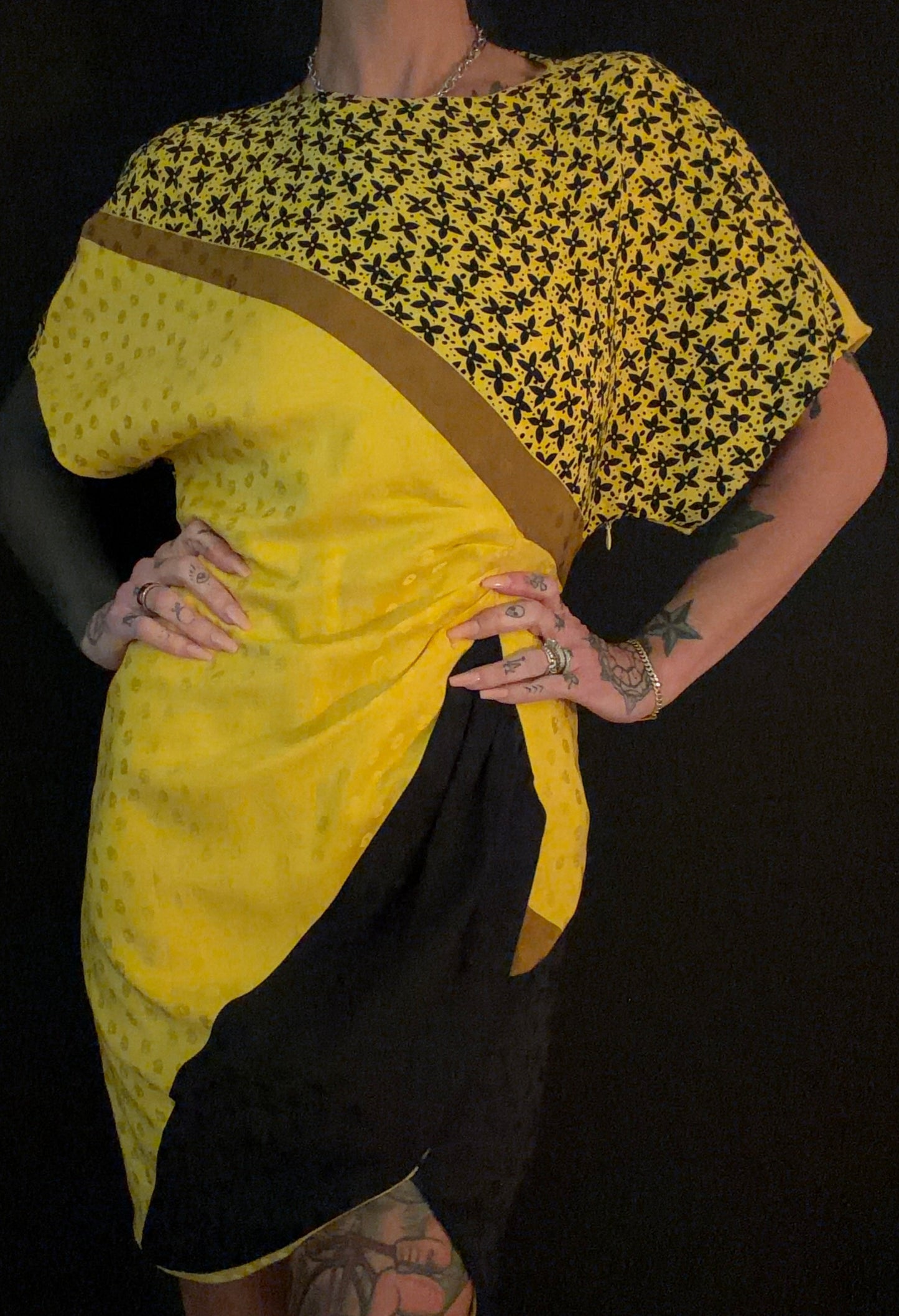 Pierre Balmain Vintage Silk Cocktail Dress