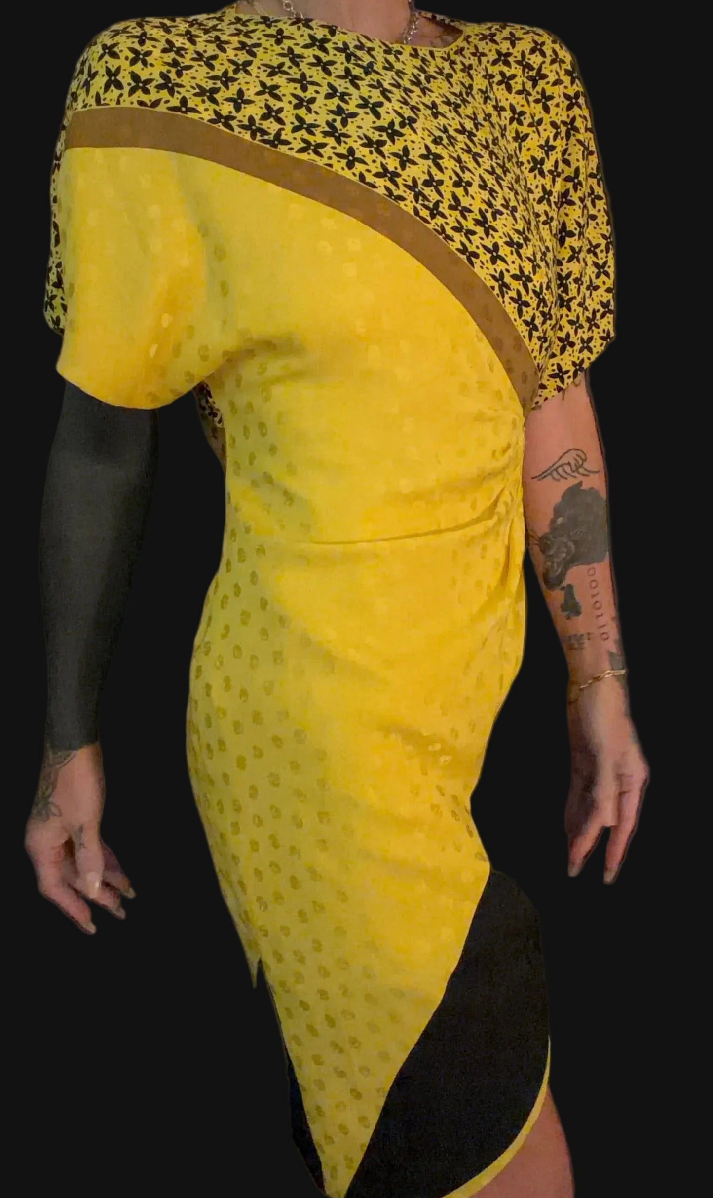 Pierre Balmain Vintage Silk Cocktail Dress