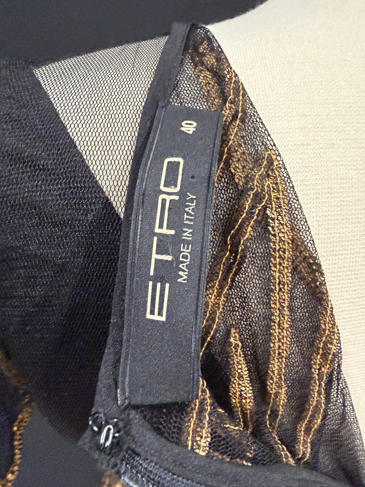 Etro Tulle Beaded Dress
